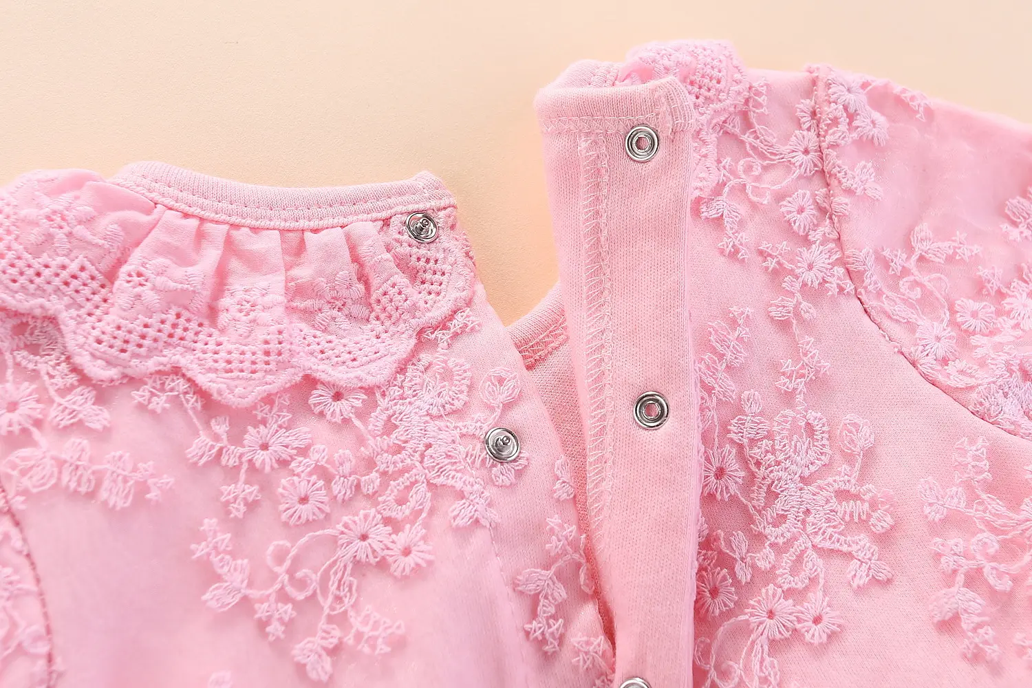 Pink Korean Style Baby Dress Set for 1-Year-Old — feature 18