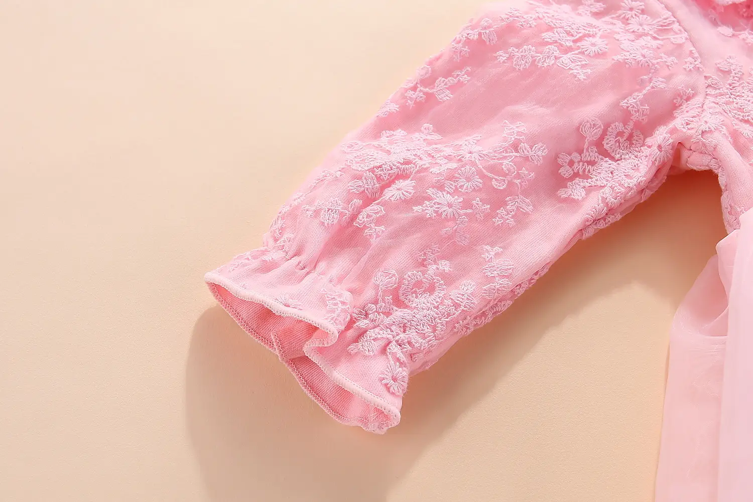 Pink Korean Style Baby Dress Set for 1-Year-Old — feature 22