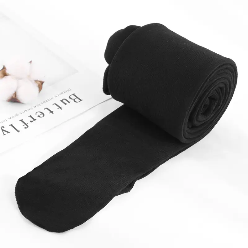 Women Cotton Leggings Pink High Waist Warm Socks