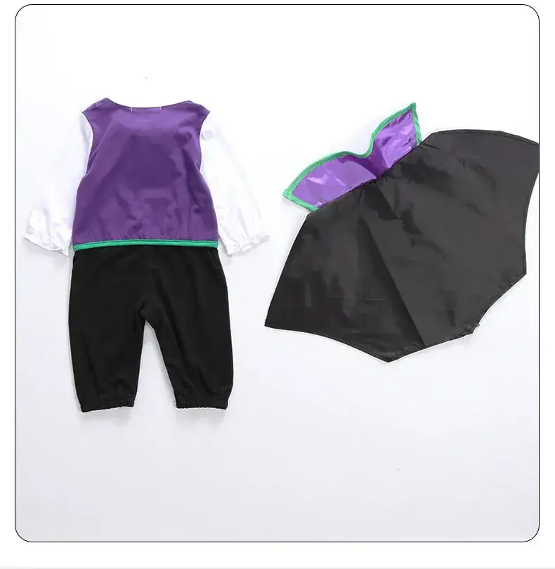 Baby Vampire Cape Outfit Purple Black Set — feature 20