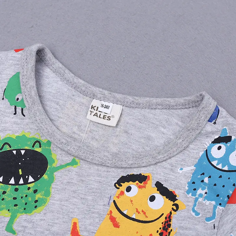 Pink Cat Mermaid T-Shirt for Boys