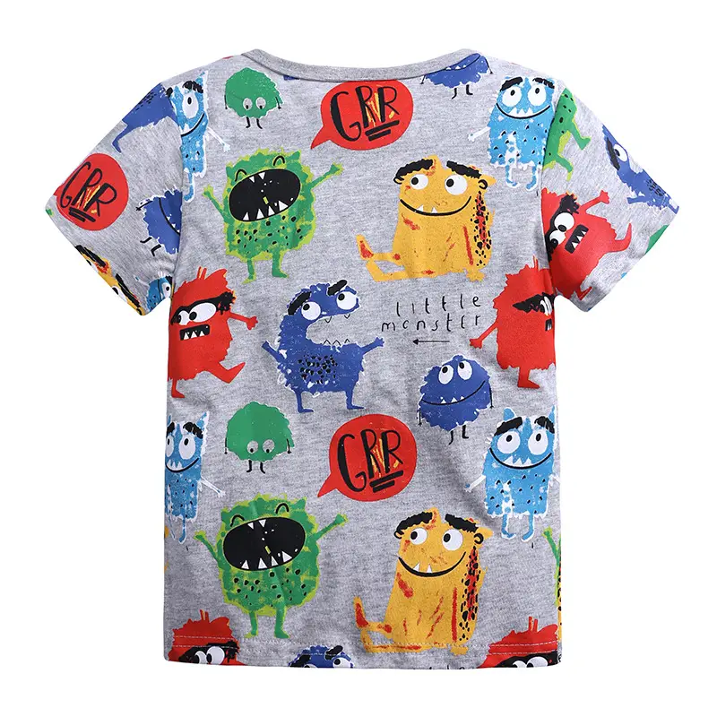 Pink Cat Mermaid T-Shirt for Boys