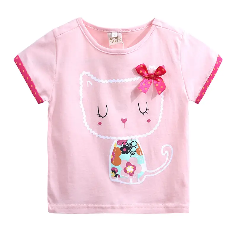 Pink Cat Mermaid T-Shirt for Boys