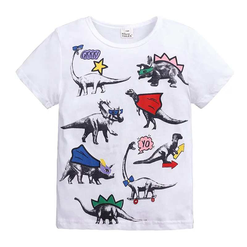 Pink Cat Mermaid T-Shirt for Boys