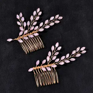White Shell Petal Hairpin with Pearl & Crystal Accents — feature 40