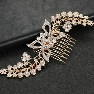 White Shell Petal Hairpin with Pearl & Crystal Accents — feature 42