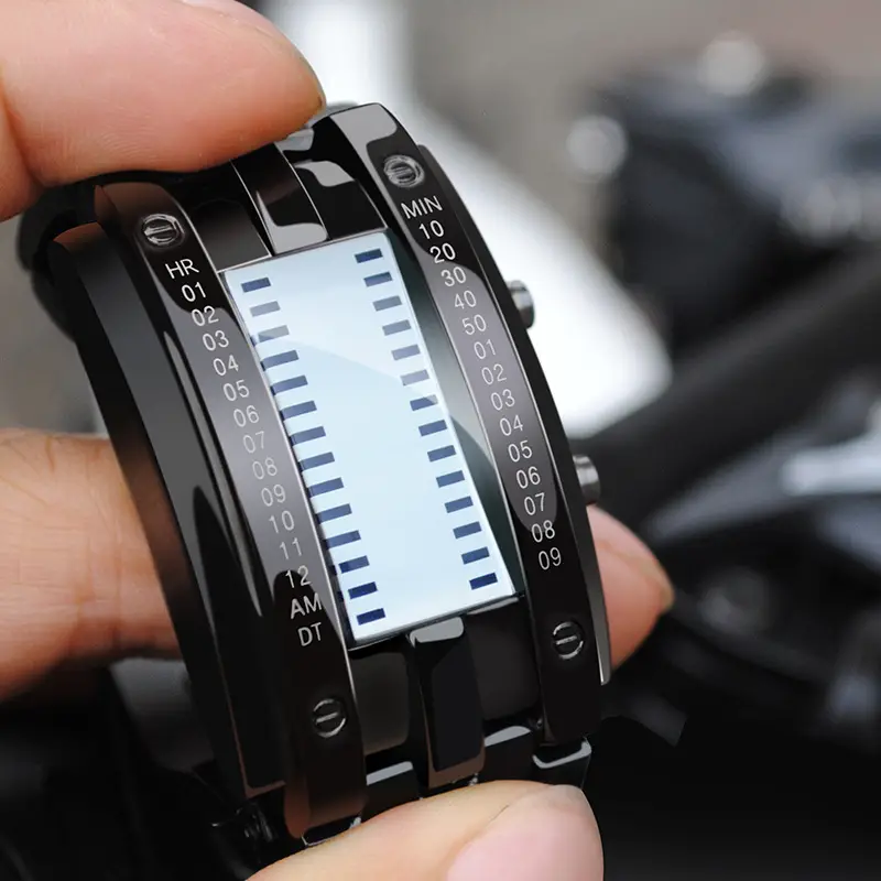 Waterproof LED Binary Quartz Watch for Men Women — feature 11