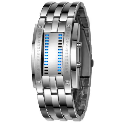 Waterproof LED Binary Quartz Watch for Men Women — feature 14