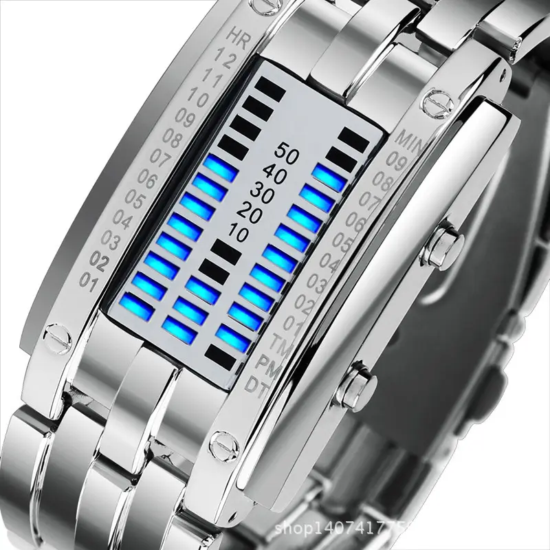 Waterproof LED Binary Quartz Watch for Men Women — feature 17