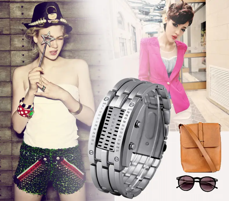 Waterproof LED Binary Quartz Watch for Men Women — feature 18