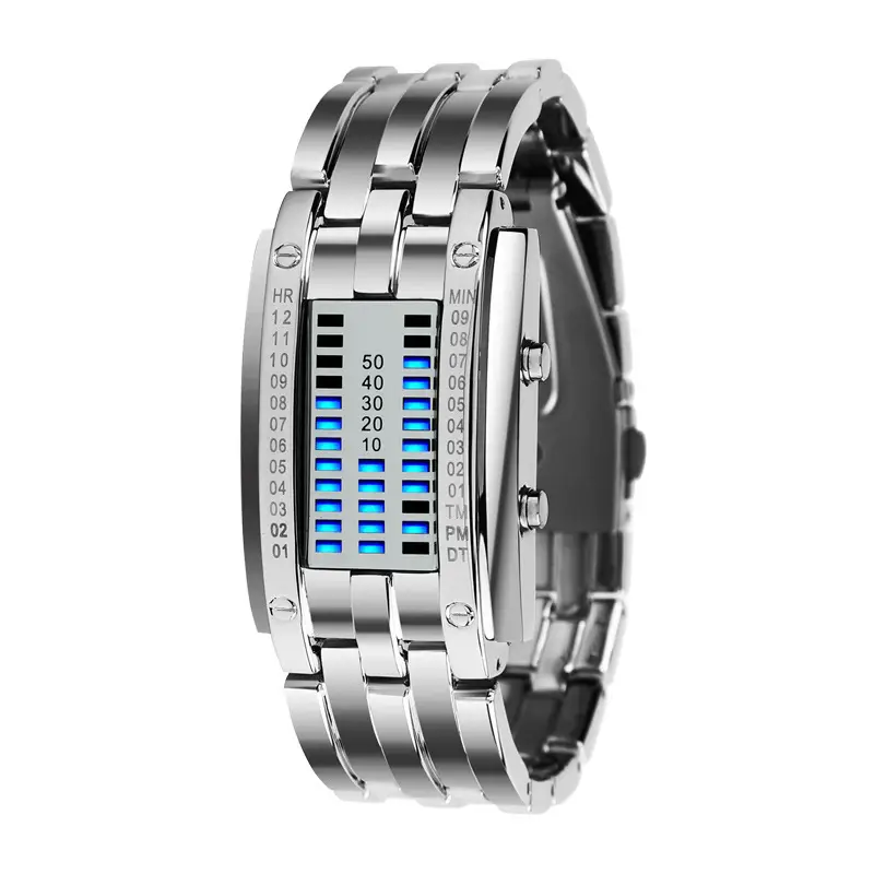 Waterproof LED Binary Quartz Watch for Men Women — feature 21
