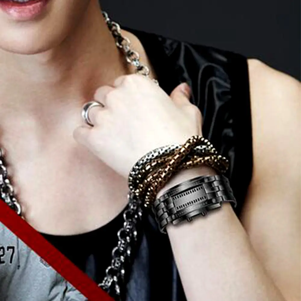 Waterproof LED Binary Quartz Watch for Men Women — feature 8