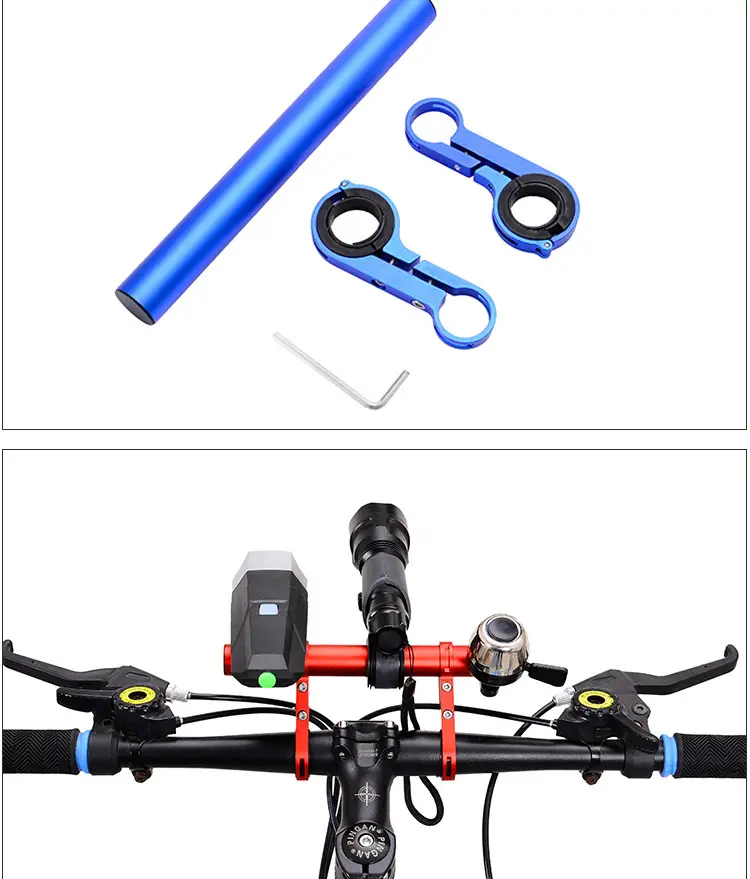 Red Bicycle Handlebar Extension Rack 20cm — feature 10