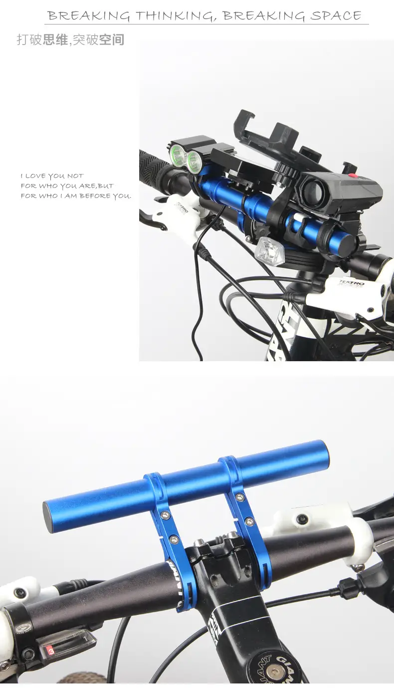 Red Bicycle Handlebar Extension Rack 20cm — feature 19