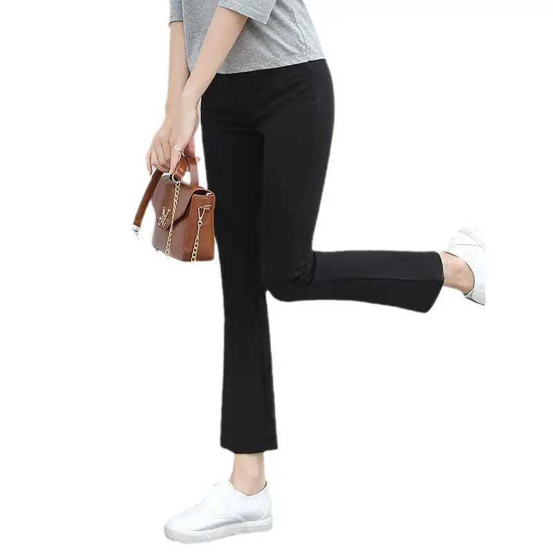 Women Velvet Slimming Pants High Waist Large