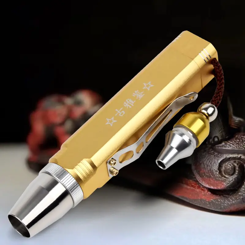 Small Caliber Strong Light Jade Flashlight with USB Charging - Image 19