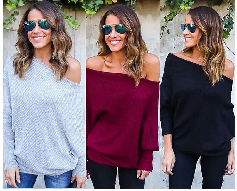 2022 Women's Loose Fitting One-Line Collar T-Shirt Brown — feature 5