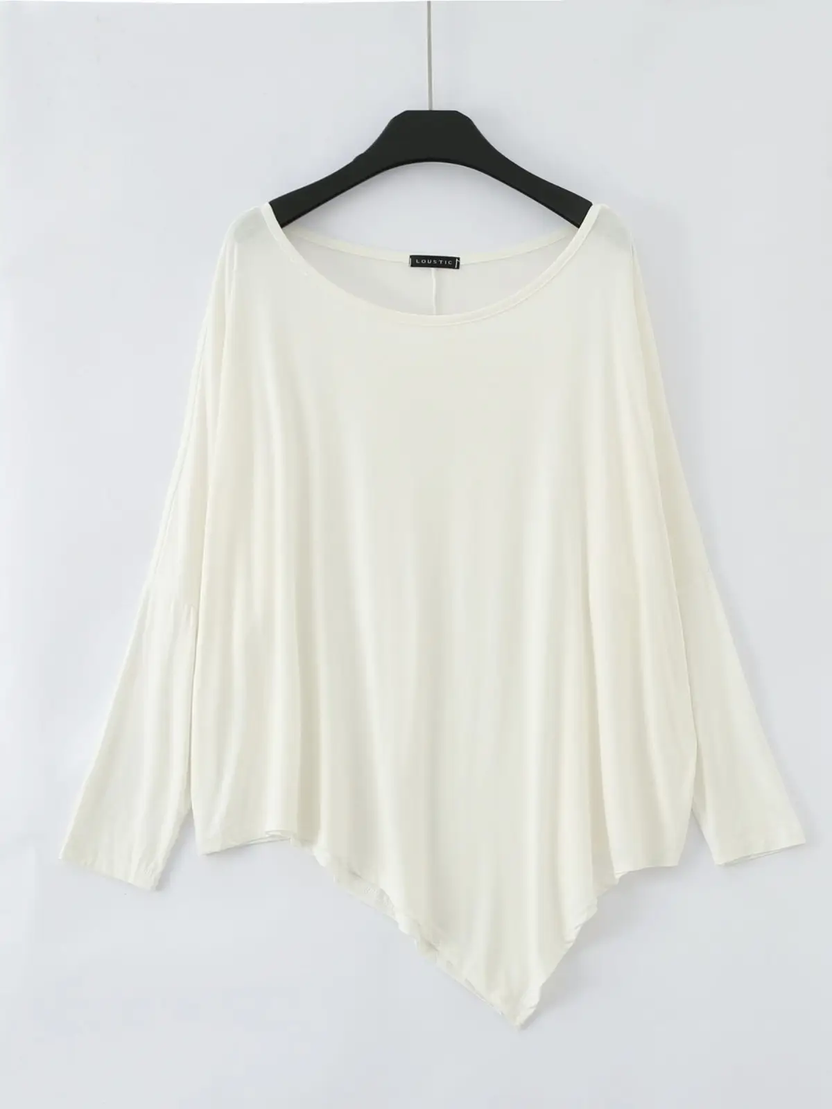 Women Long Sleeve Grey T-Shirt Plus Size Korean Style - Image 9