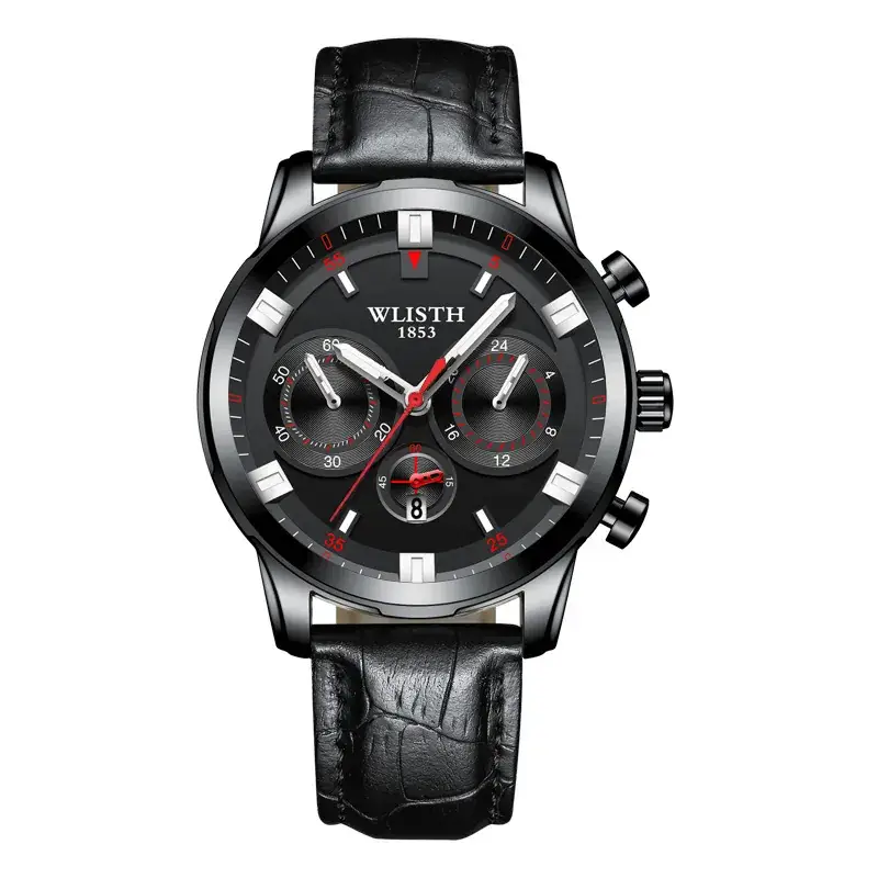 Stealth Steel Chronograph Watch for Men - Image 13
