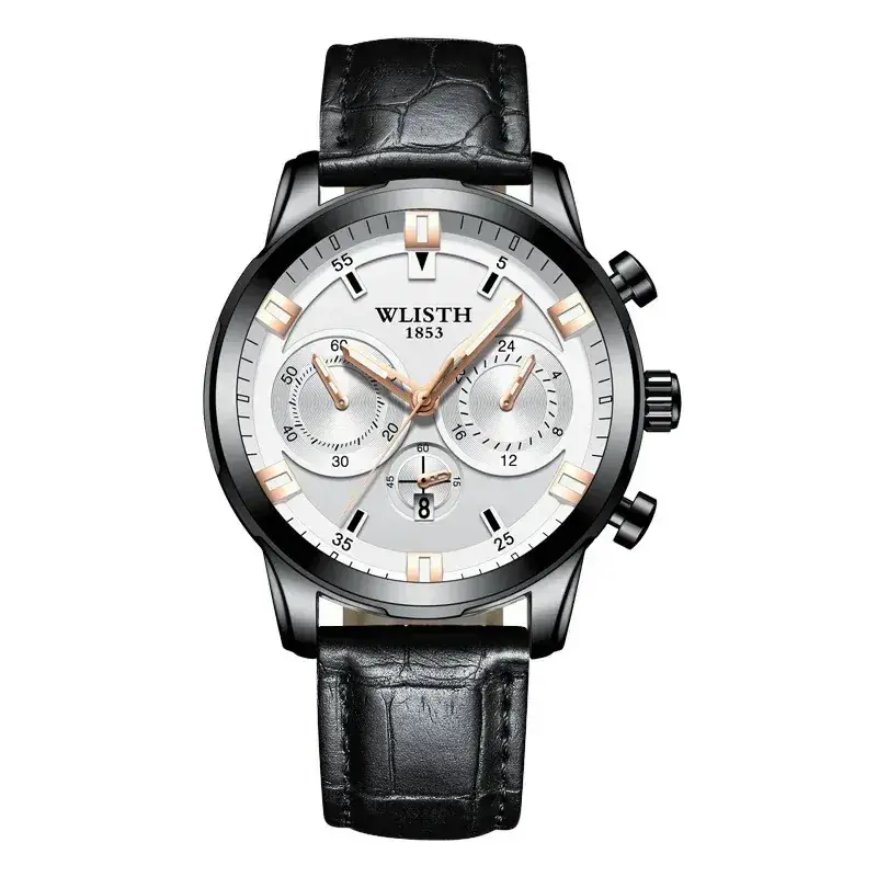 Stealth Steel Chronograph Watch for Men - Image 5