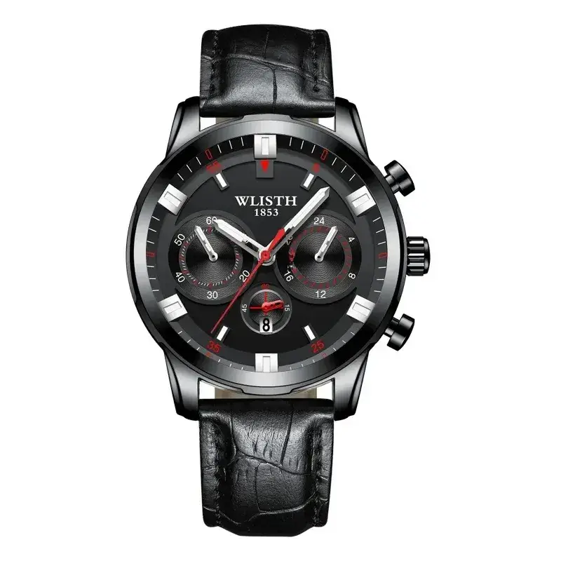 Stealth Steel Chronograph Watch for Men - Image 7