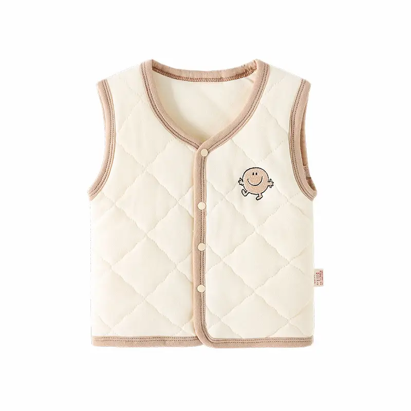 Thickened Red V-Neck Baby Vest for 0-3 Months - Image 7