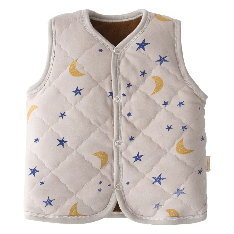 Thickened Red V-Neck Baby Vest for 0-3 Months - Image 2