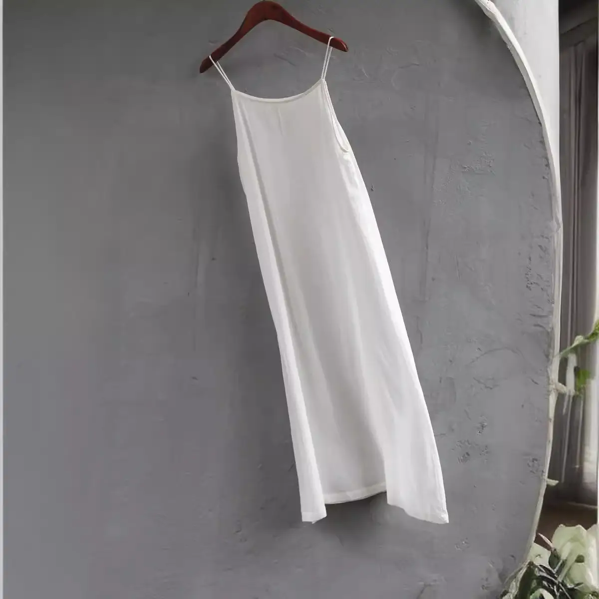 Women Cotton Vests Spring Summer Bottoming Vest Silk Blend Loose 80711 - Image 6