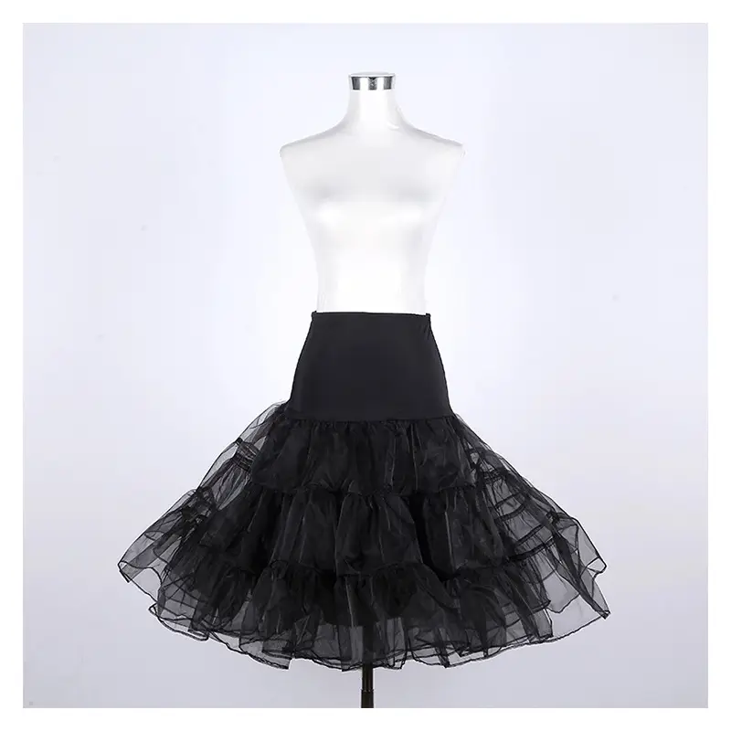Red Mesh Tuffle Skirt for Women - Image 10