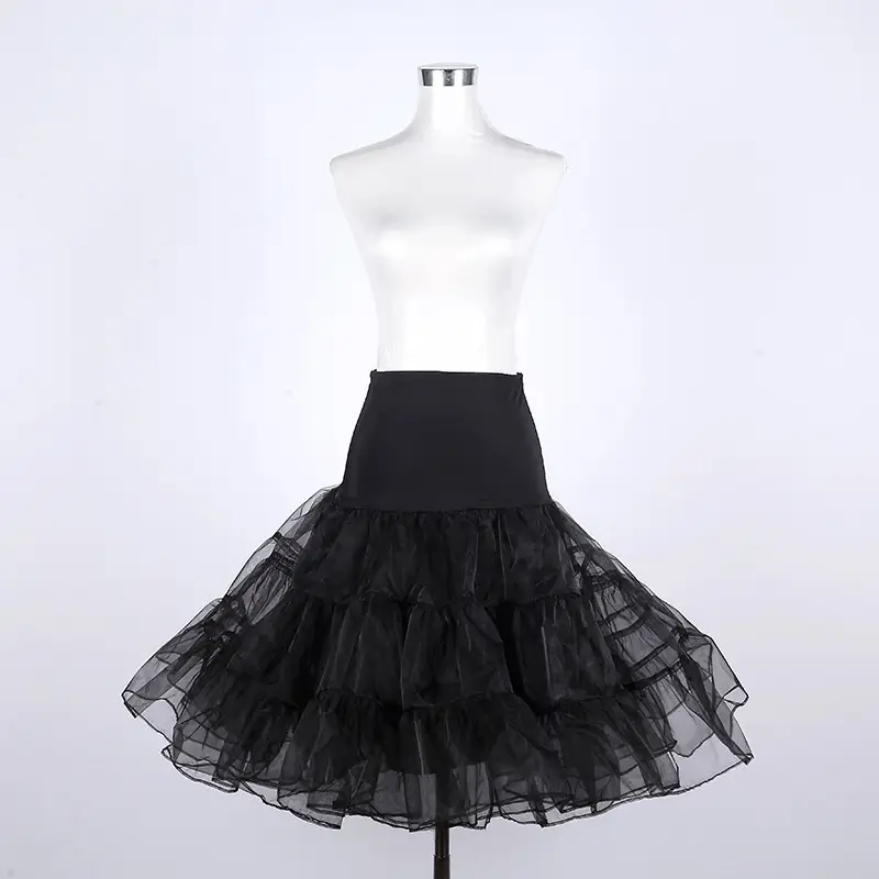 Red Mesh Tuffle Skirt for Women - Image 2