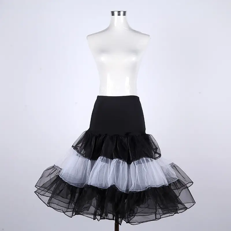 Red Mesh Tuffle Skirt for Women - Image 5