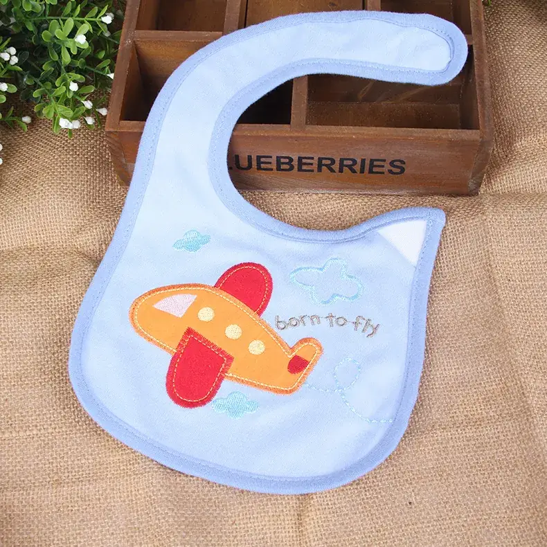 Embroidered Pure Cotton Bib for Baby & Mother - Image 5