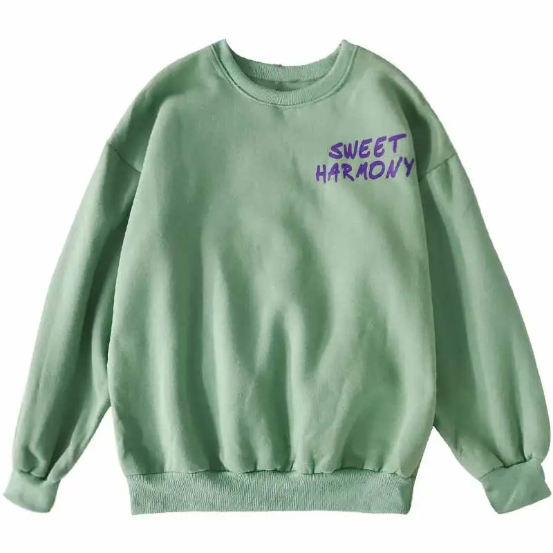 Women Pink Fleece Round Neck Sweatshirt 2025 - Image 9