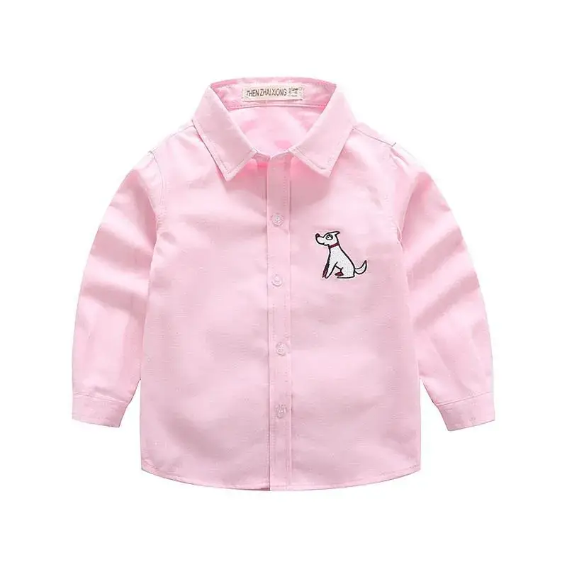 White Long-Sleeved Boys Shirt for School Uniforms - Image 17