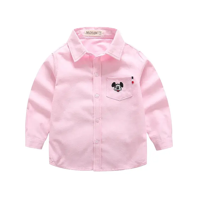 White Long-Sleeved Boys Shirt for School Uniforms - Image 20