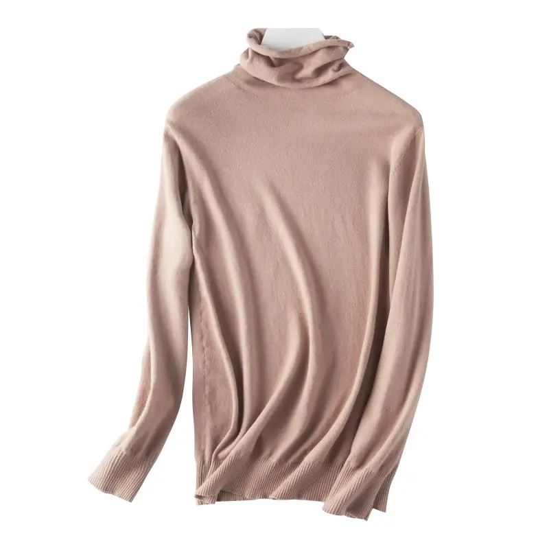 2024 Korean Women's White Turtleneck Sweater Set - Image 6