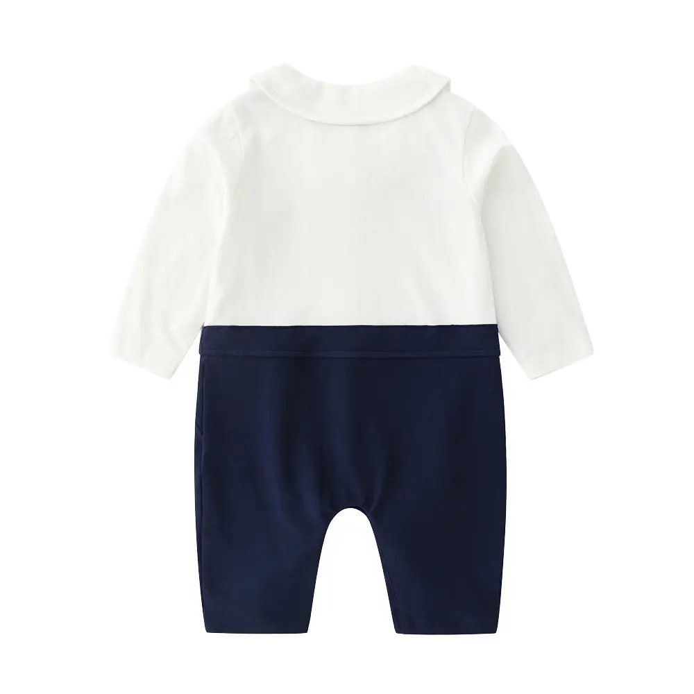 Baby White Navy Shorts Set Spring Autumn Lightweight - Image 7