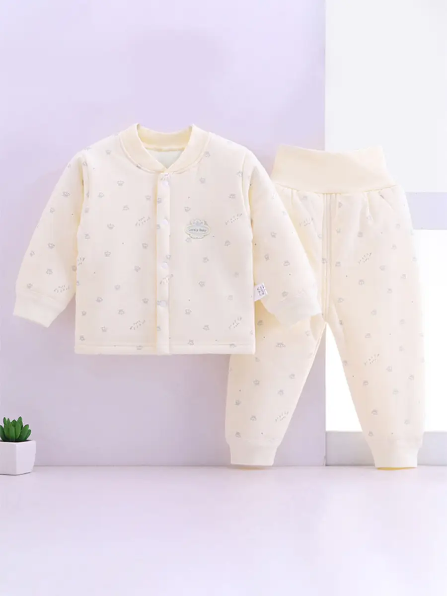 Pink Baby Suit with Snap Buttons, Thin Cotton, 2026 - Image 6