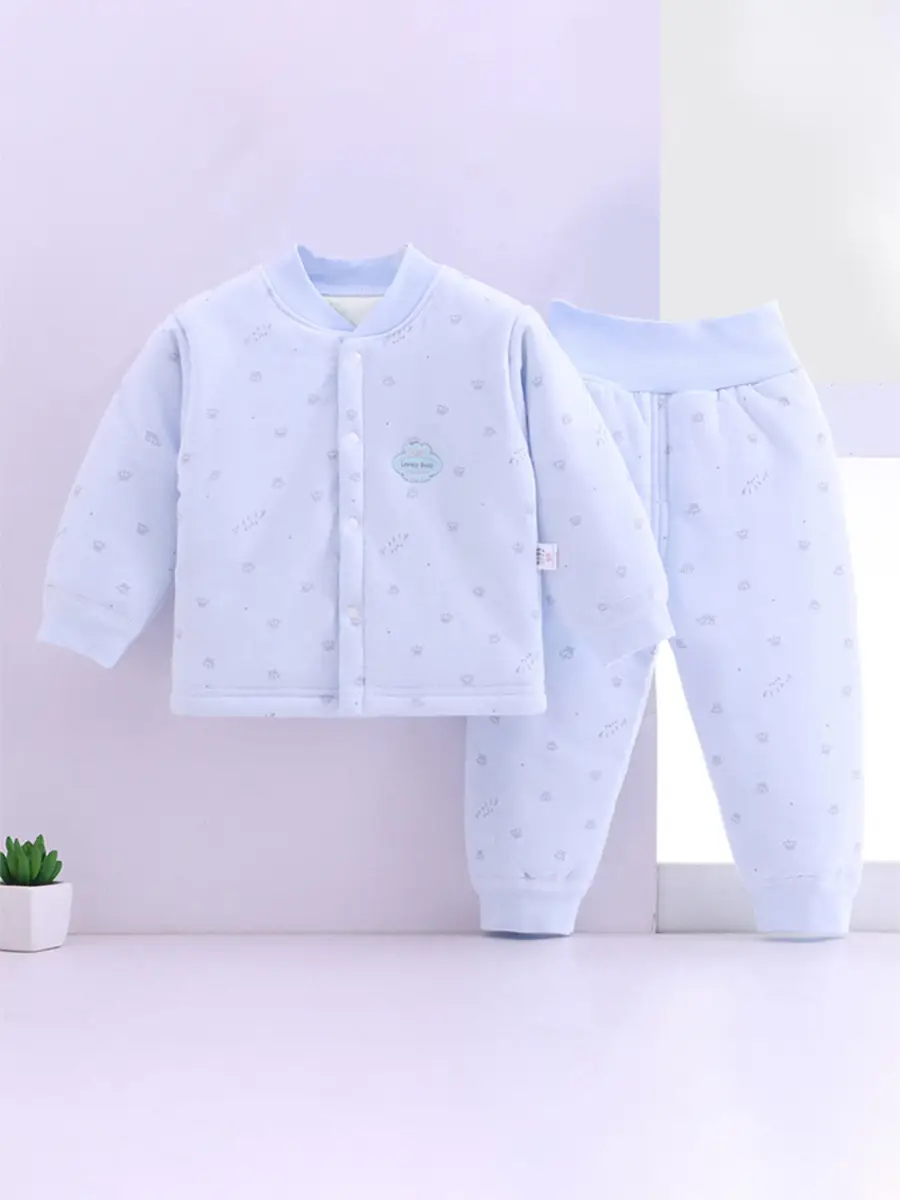 Pink Baby Suit with Snap Buttons, Thin Cotton, 2026 - Image 7