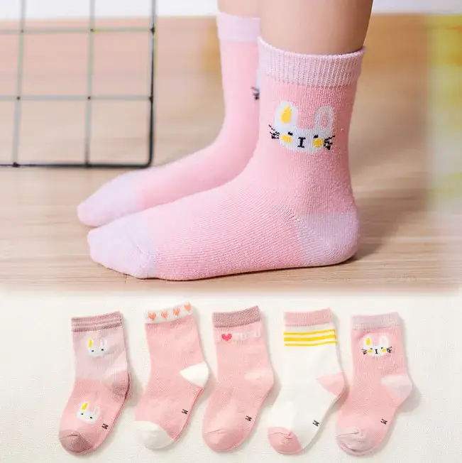 Cute Cartoon Cotton Socks for Men Women Spring Autumn - Image 5