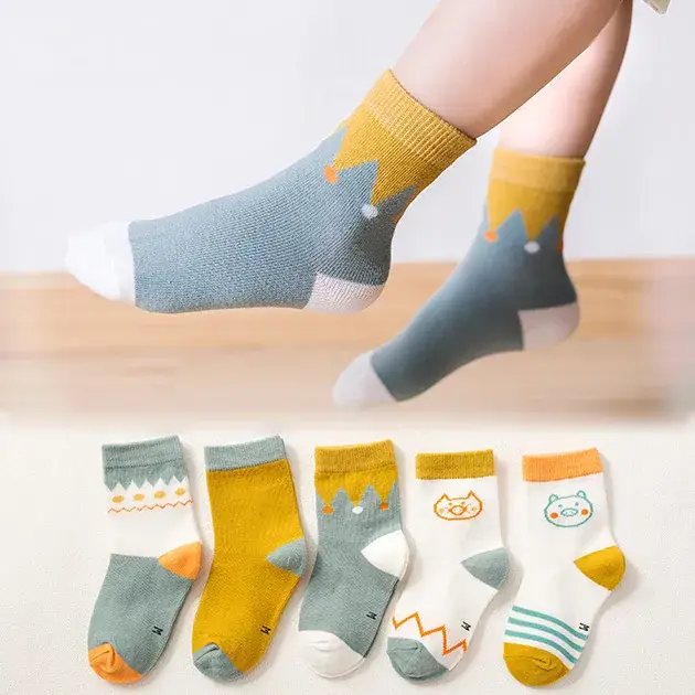 Cute Cartoon Cotton Socks for Men Women Spring Autumn - Image 6