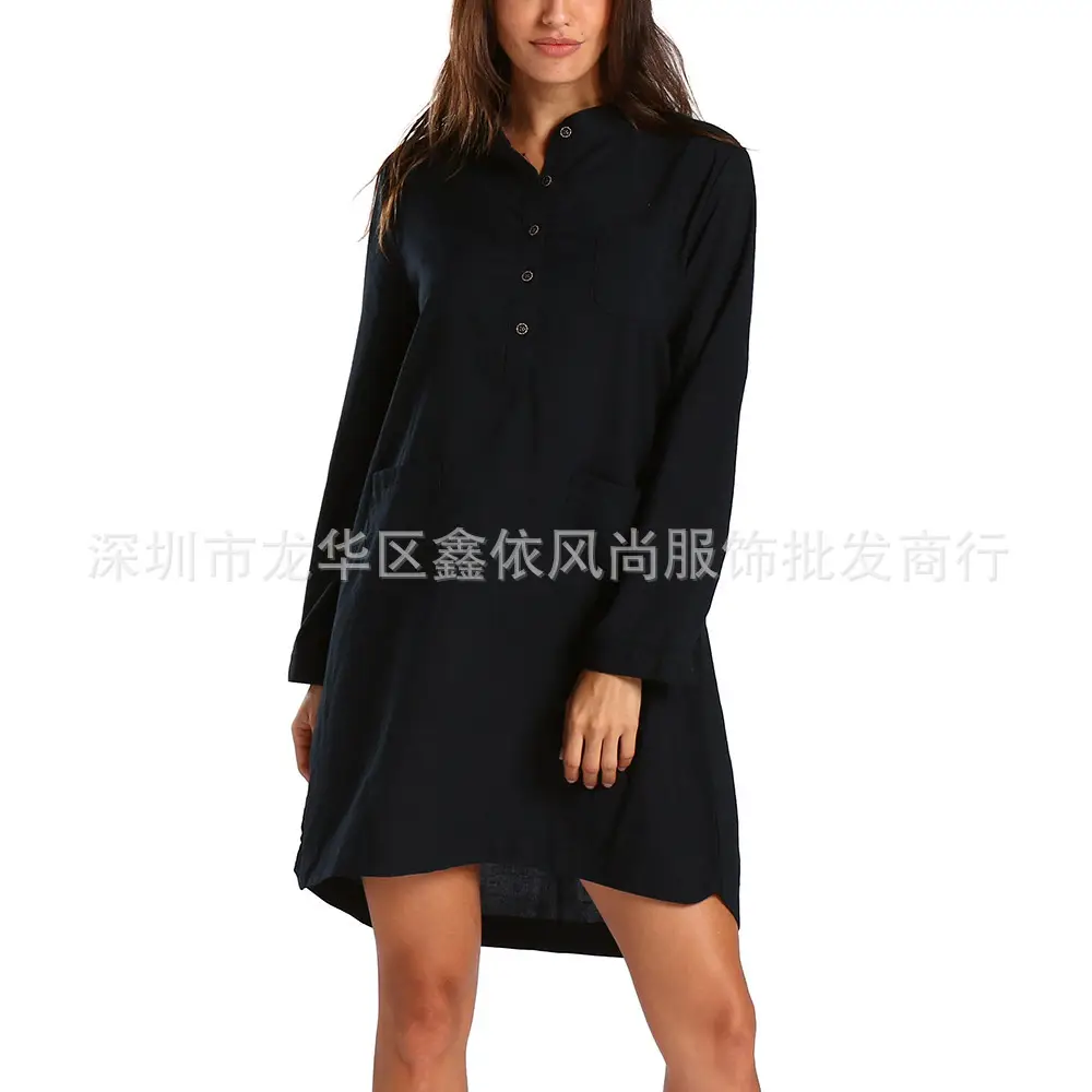 White Long Sleeve Half Cardigan Shirt 2018