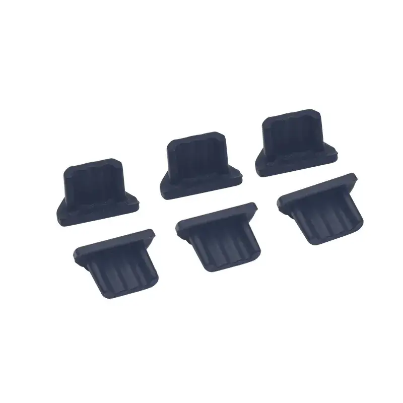 Micro USB Dust Plug for Android Phones Black White Transparent - Image 7