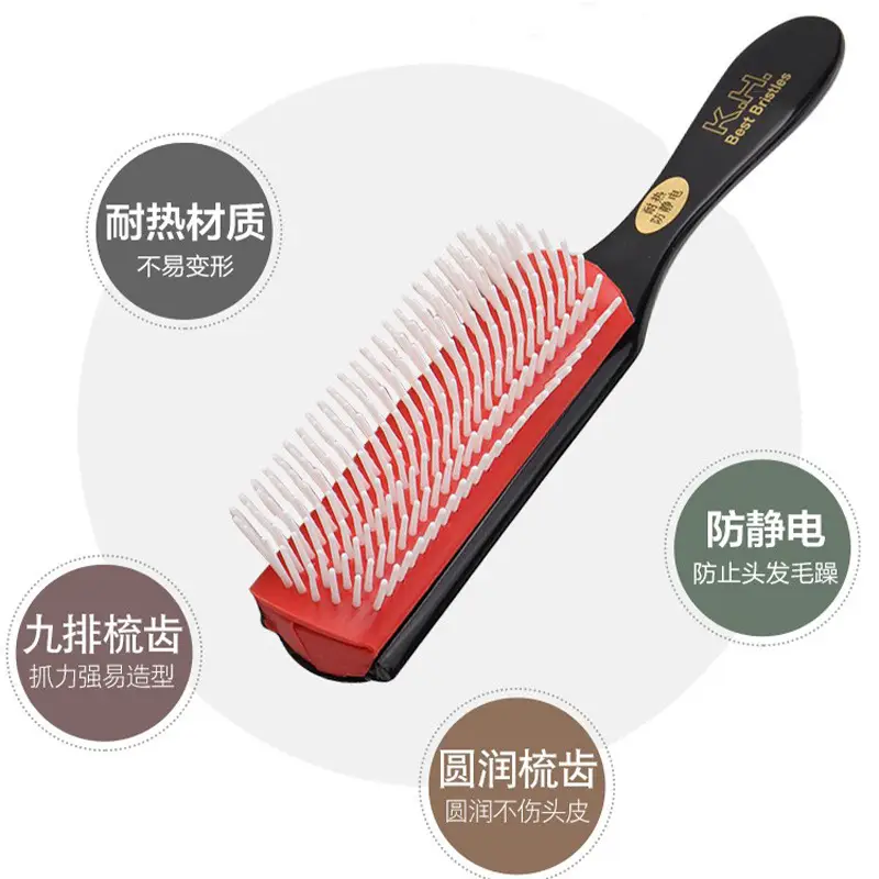 Lina Hair Brush with 9 Rows for Daily Styling - Image 6