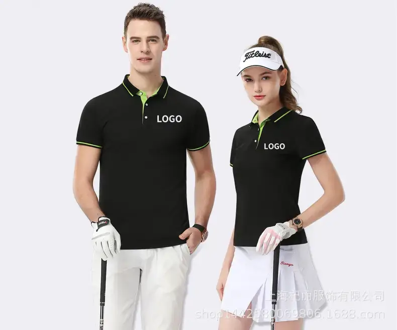 Men's Blue Polo Shirt with Logo Embroidery — feature 4