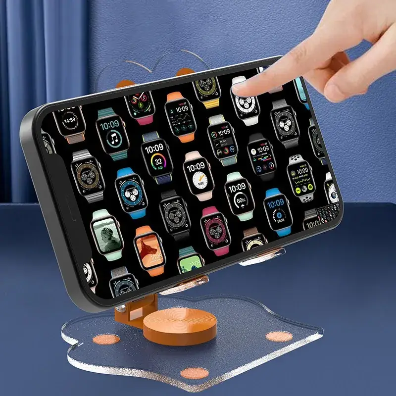 Transparent Cat Paw Print Mobile Phone Stand 360° - Image 8