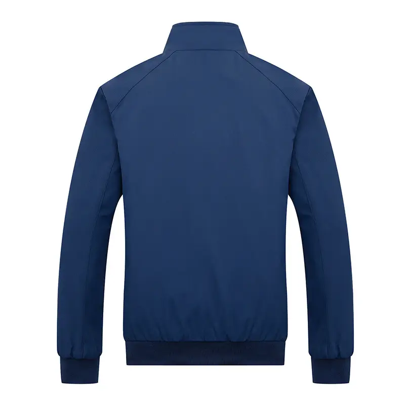 Men's Blue Korean Jacket Slim Fit Autumn 2022 - Image 9