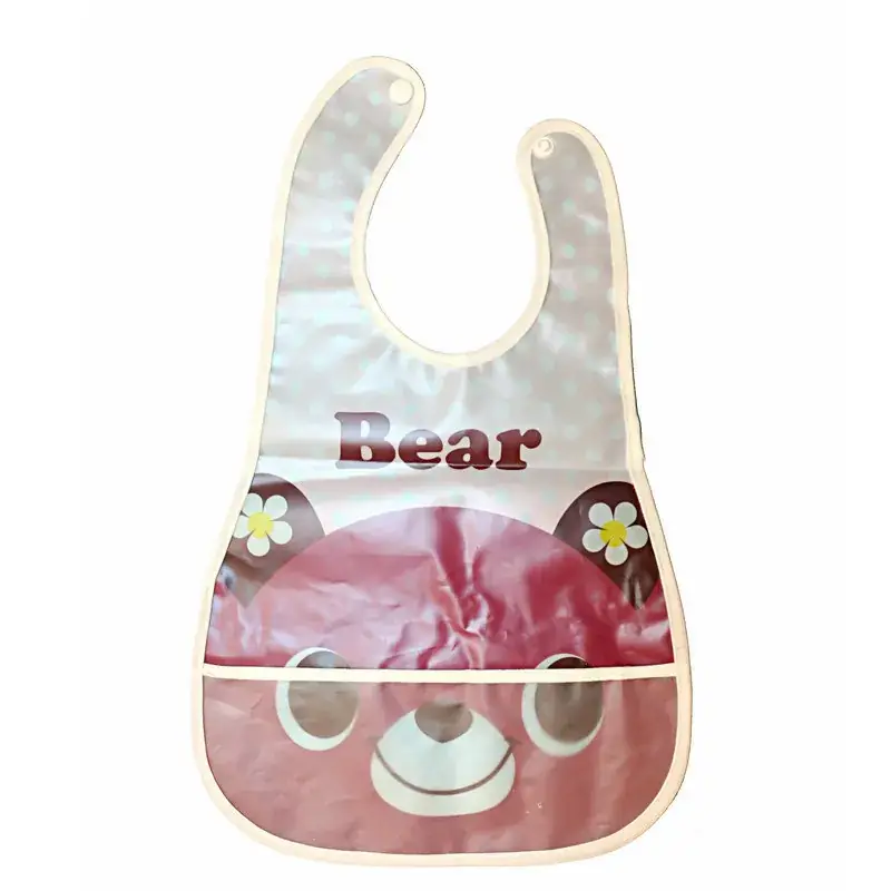 Baby Waterproof Food Bib with Cute Panda Design - Image 3