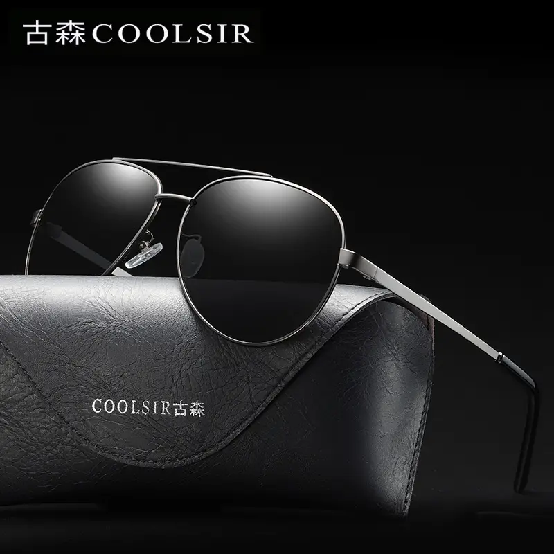 European American New Metal Frame Polarized Sunglasses
