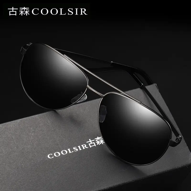 European American New Metal Frame Polarized Sunglasses